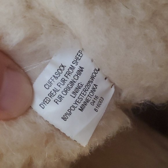 Minnetonka shearling boots - Picture 6 of 7